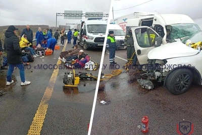 Десять человек пострадали в ДТП с автобусом на трассе М-4