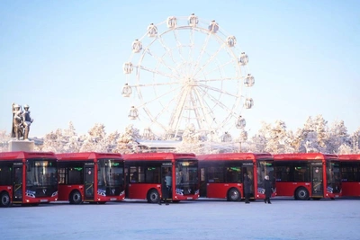 Volgabas Buses Finally Arrive in Yakutsk, Transferred to Carrier