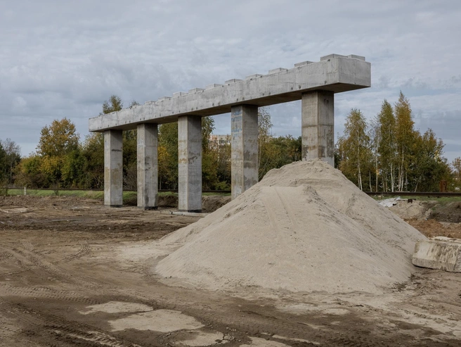 Частичка моста уже есть | Источник: Александр Куренной / 76.RU
