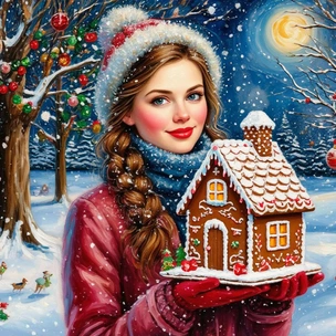 [тест] Собери пряничный домик и узнай, когда тебе признаются в любви