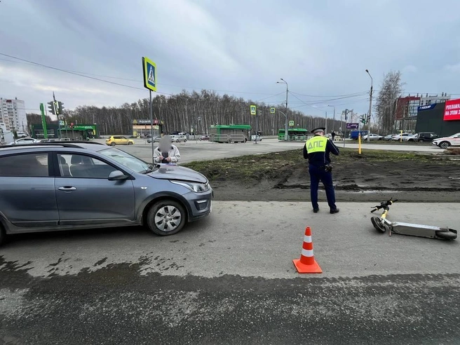 Дорожно-транспортное происшествие случилось в районе Северо-Запада Челябинска | Источник: Госавтоинспекция Челябинска