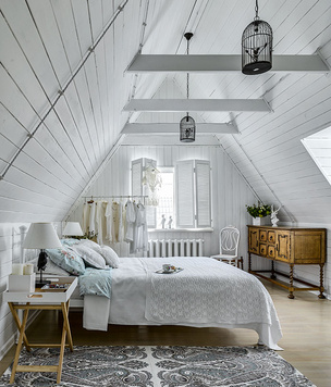 Спальня на даче: 35+ примеров