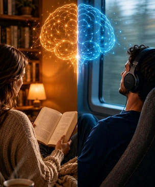 Что эффективнее: слушать аудиокниги или читать обычные книги