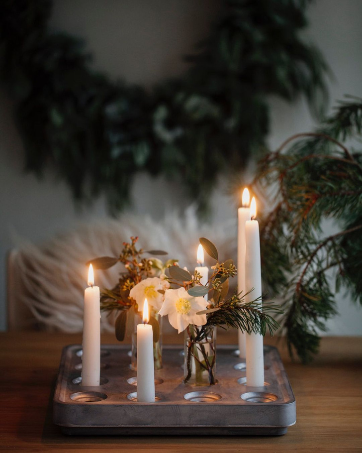 Фото №6 - Рождественский подсвечник: украшаем дом свечами к Новому году
