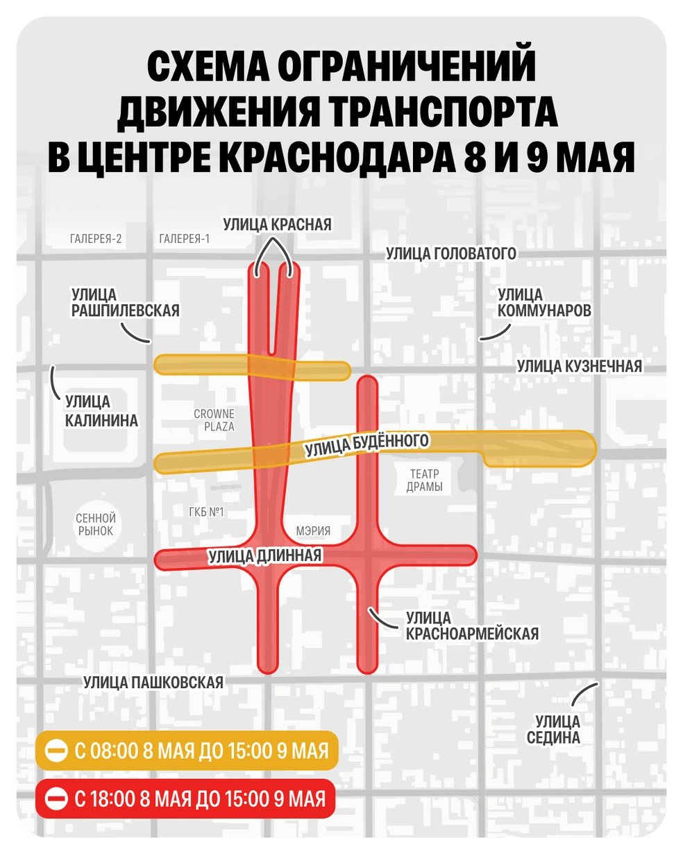 Источник: Департамент транспорта Краснодара 