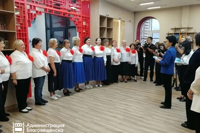 Благовещенские пенсионеры из клуба «Дружба» репетируют даже летом