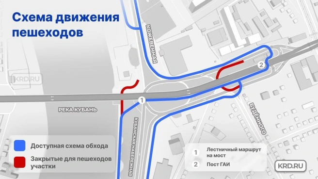 Что изменится для пешеходов, велосипедистов, владельцев СИМ и маломобильных горожан | Источник: пресс-служба администрации Краснодара