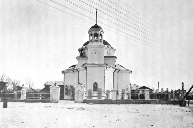 На месте старинной мечети сейчас ТК&nbsp;«Топаз» | Источник: Pastvu.com