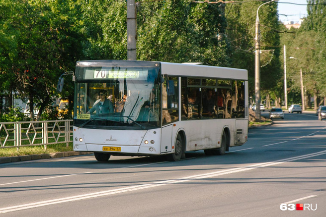 В Самаре изменят маршрут автобуса, который идет до Дома молодежи