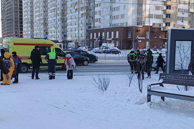 После наезда на школьников один ребенок госпитализирован