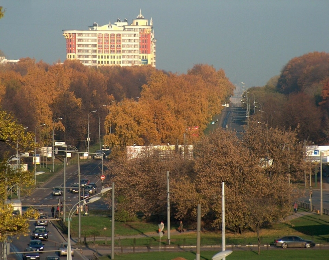 Пересечение Мичуринского и Университетского проспектов | Источник: sascha / wikimedia.org
