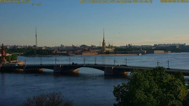 Тепло в Петербурге набирает обороты. Скоро будет почти жара | Источник: кадр супервидовой веб-камеры