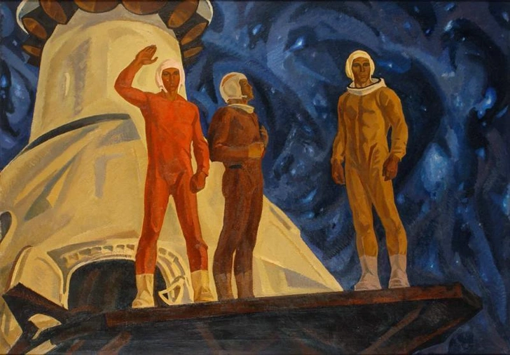 Борис Окороков. «До свиданья, Земля». РОСИЗО. | Источник: пресс-служба выставки