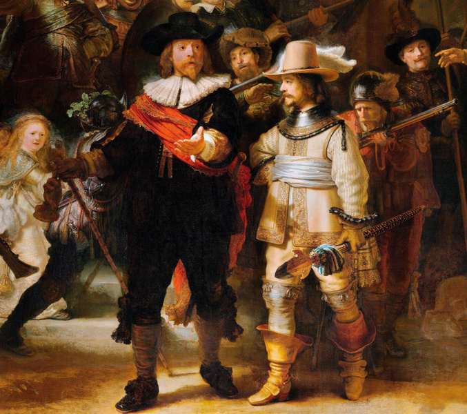 Шутка над ополченцами: 7 деталей и загадок «Ночного дозора» Рембрандта