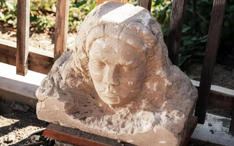 «Возможно, он не понравился скульптору». Пенсионеры из Калифорнии откопали на своем участке каменный бюст весом 68 кг
