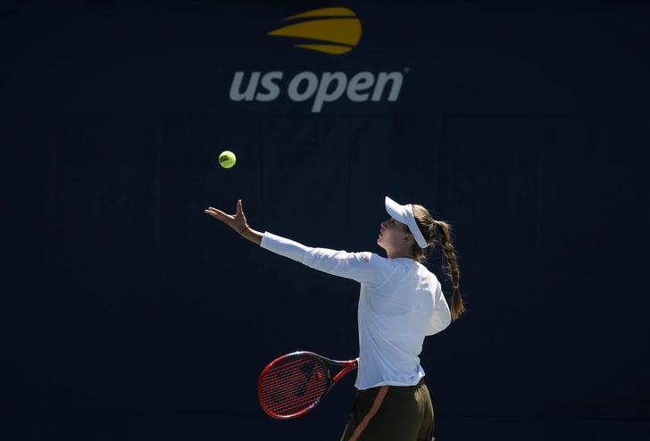 Елена Рыбакина на US Open 2025  | Источник: JOHN ANGELILLO