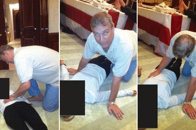 Эндрю Виндзор стал мишенью насмешек из-за фото с CPR