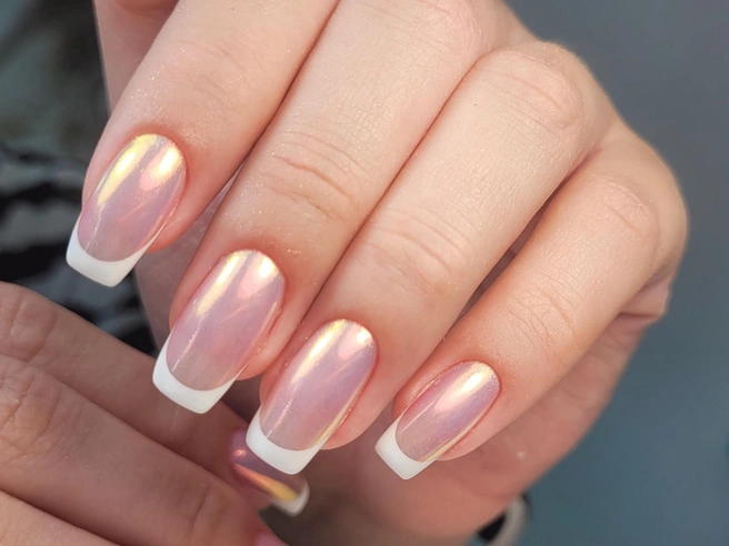 Френч с втиркой — универсальный выбор | Источник: Елизавета Хвищук / Vk.com