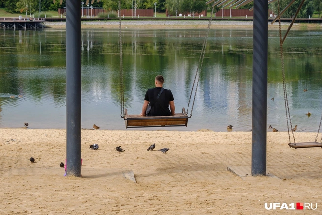 Вот кому хорошо в будний день на Кашкадане | Источник: Булат Салихов / UFA1.RU