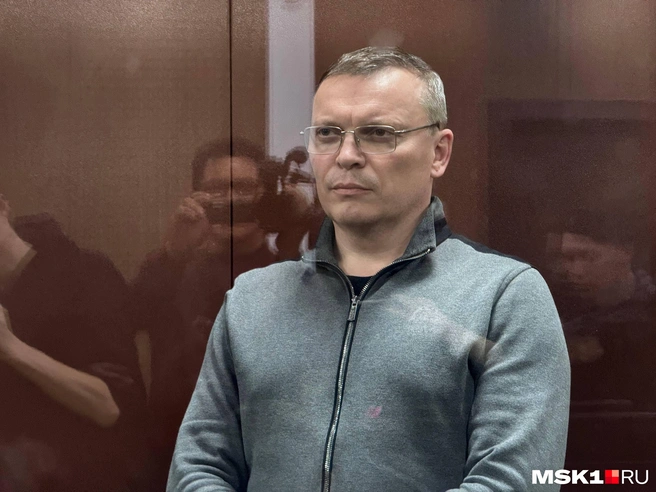 Вице-губернатор Челябинской области Андрей Фалейчик на суде | Источник: Дмитрий Толстошеев / MSK1.RU