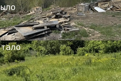В Деуково ликвидировали свалку площадью 362 кв. м