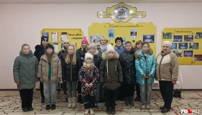Часть родителей вместе с детьми записали видеообращение президенту | Источник: Лидия Задворнова 