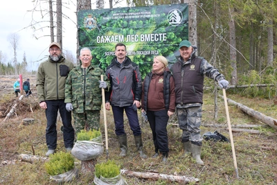 Депутаты Новгородской областной Думы высадили «Сад Памяти»
