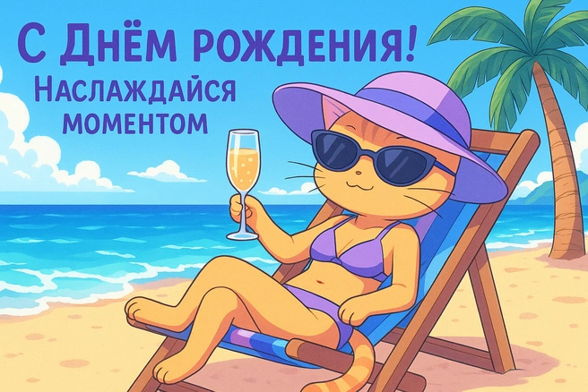 10 красивых и оригинальных открыток на день рождения для женщины | Источник: Городские медиа