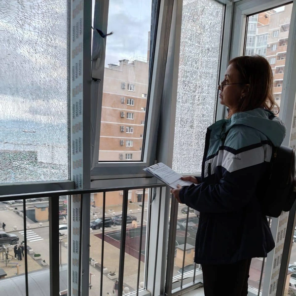 Власти: десятки квартир пострадали в Новороссийске от беспилотников | Источник: телеграм-канал Андрея Кравченко, главы муниципального образования Новороссийска