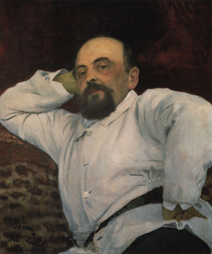 Илья Репин. «Портрет Саввы Мамонтова», 1880. | Источник: wikipedia.org