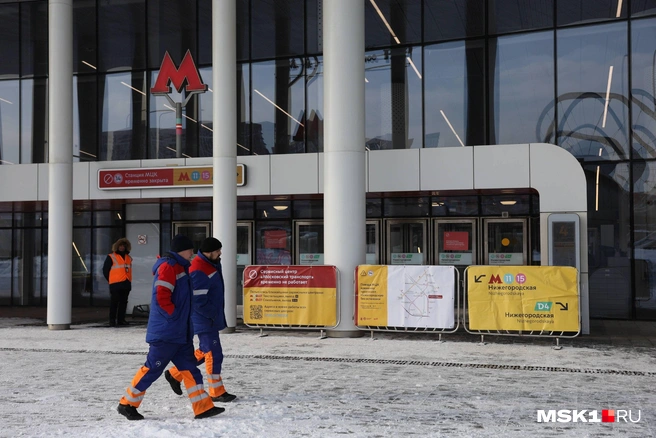Как выглядит закрытая станция МЦК «Нижегородская» после обрушения платформы | Источник: Артём Устюжанин / MSK1.RU
