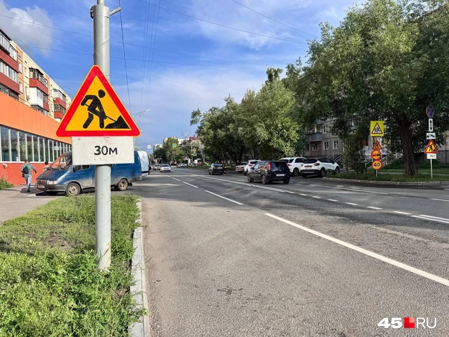 На Савельева установлены предупреждающие знаки | Источник: Юлия Король / 45.RU