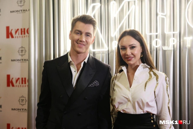 Алексей Воробьев и Аида Гарифуллина на премии «Событие года» журнала «Кинорепортер» | Источник: Артем Устюжанин / MSK1.RU