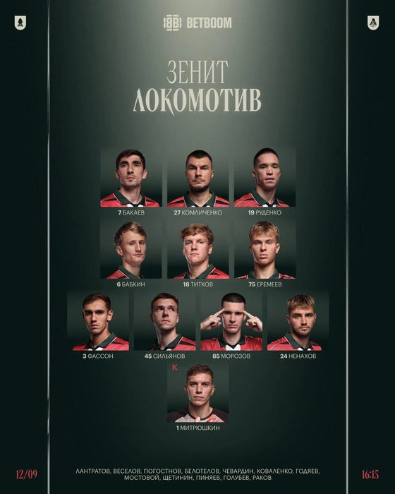 Источник: ФК «Локомотив»