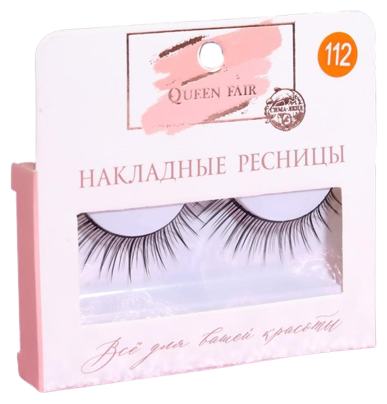 Queen Fair Ресницы накладные с клеем 
