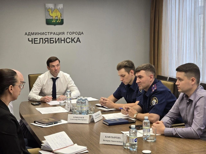 В совещании помимо Алексея Лошкина и его подчиненных участвовали следователи | Источник: Алексей Лошкин / t.me