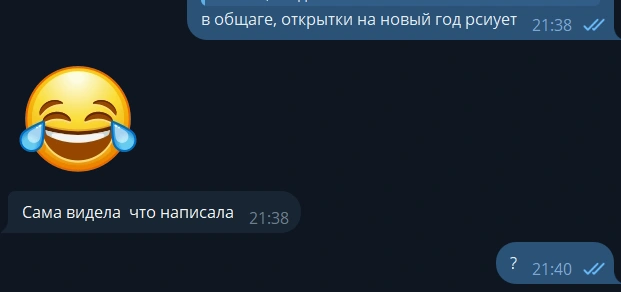 А так я пишу близким и не вижу, в чём проблема | Источник: Маша Вишенина / T.me