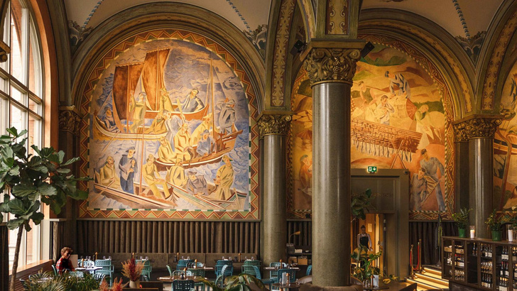 Ресторан с фресками в Бергене по проекту Claesson Koivisto Rune