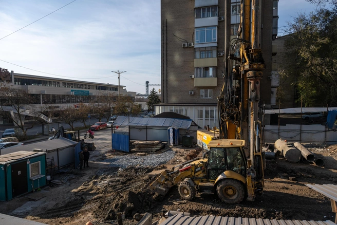 На стройку несколько месяцев жаловались местные жители | Источник: Евгений Вдовин / 161.RU