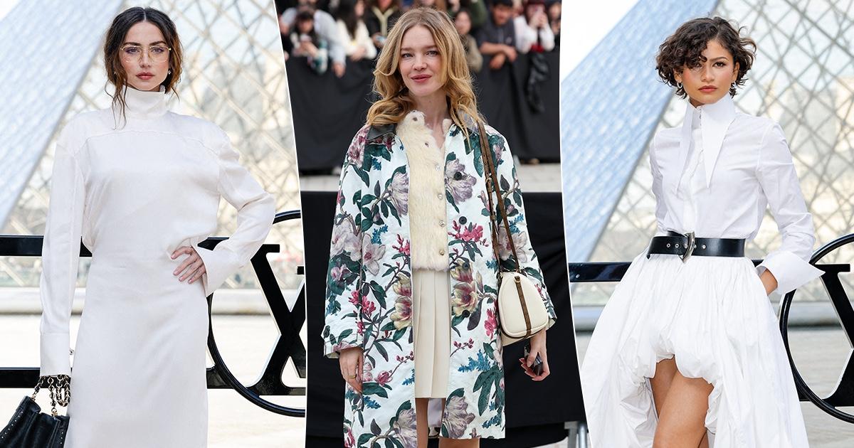 Первый выход Зендеи после свадьбы и самый звездный гест-лист: чем запомнился показ Louis Vuitton