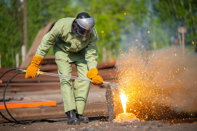 Соревнования по газорезке — одни из самых визуально красочных | Источник: ТМК