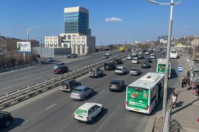 Владивосток встал в 10-балльных пробках