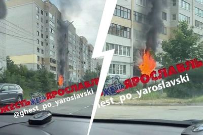 Пожар в десятиэтажке за Волгой: предварительная причина
