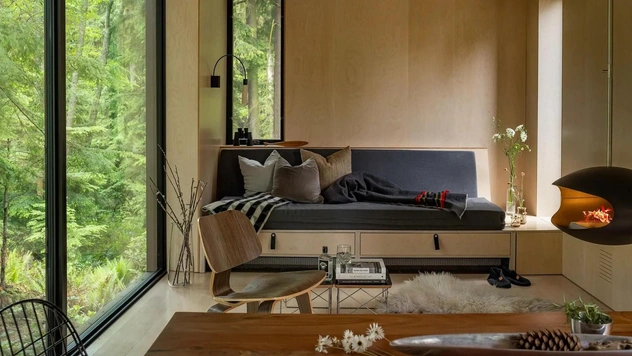 Полная автономия: модульный дом с нулевым углеродным следом в Вашингтоне