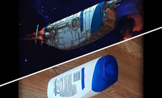 Художник превращает обычные предметы в космические корабли