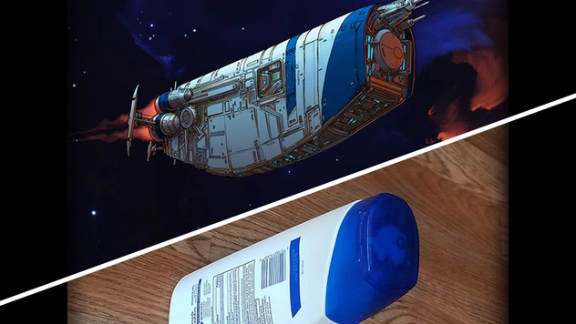 Художник превращает обычные предметы в космические корабли