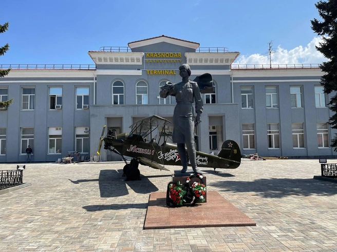 Спустя два года ПО-2 вернули на площадь в аэропорту Краснодара | Источник: Аэропорты Юга / T.me