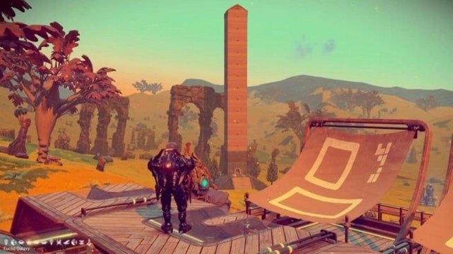 Обелиск может найти каждый желающий игрок | Источник: скриншот: No Man's Sky