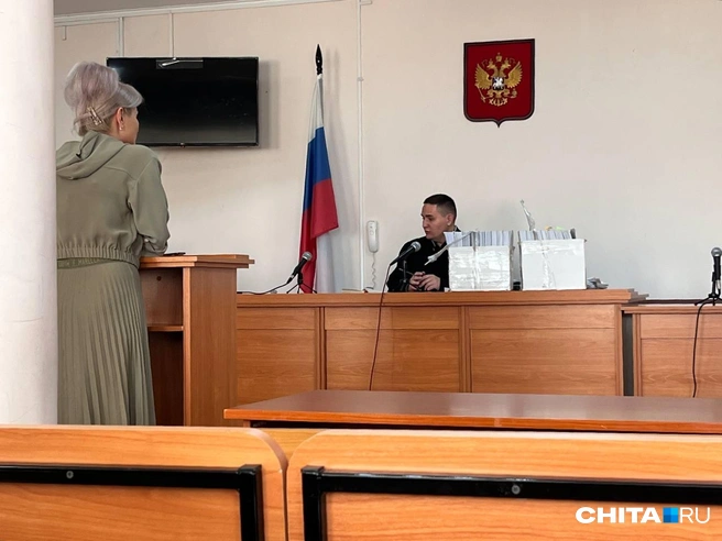 Допрос Поповой начал судья | Источник: Александр Хамраев / CHITA.RU