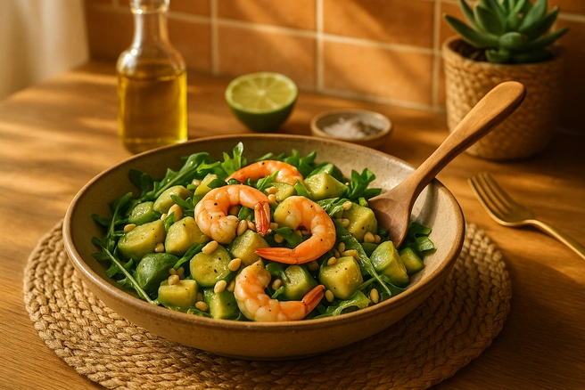 Салат для тех, кто следит за фигурой и здоровьем | Источник: Городские медиа/ Серафима Пантыкина